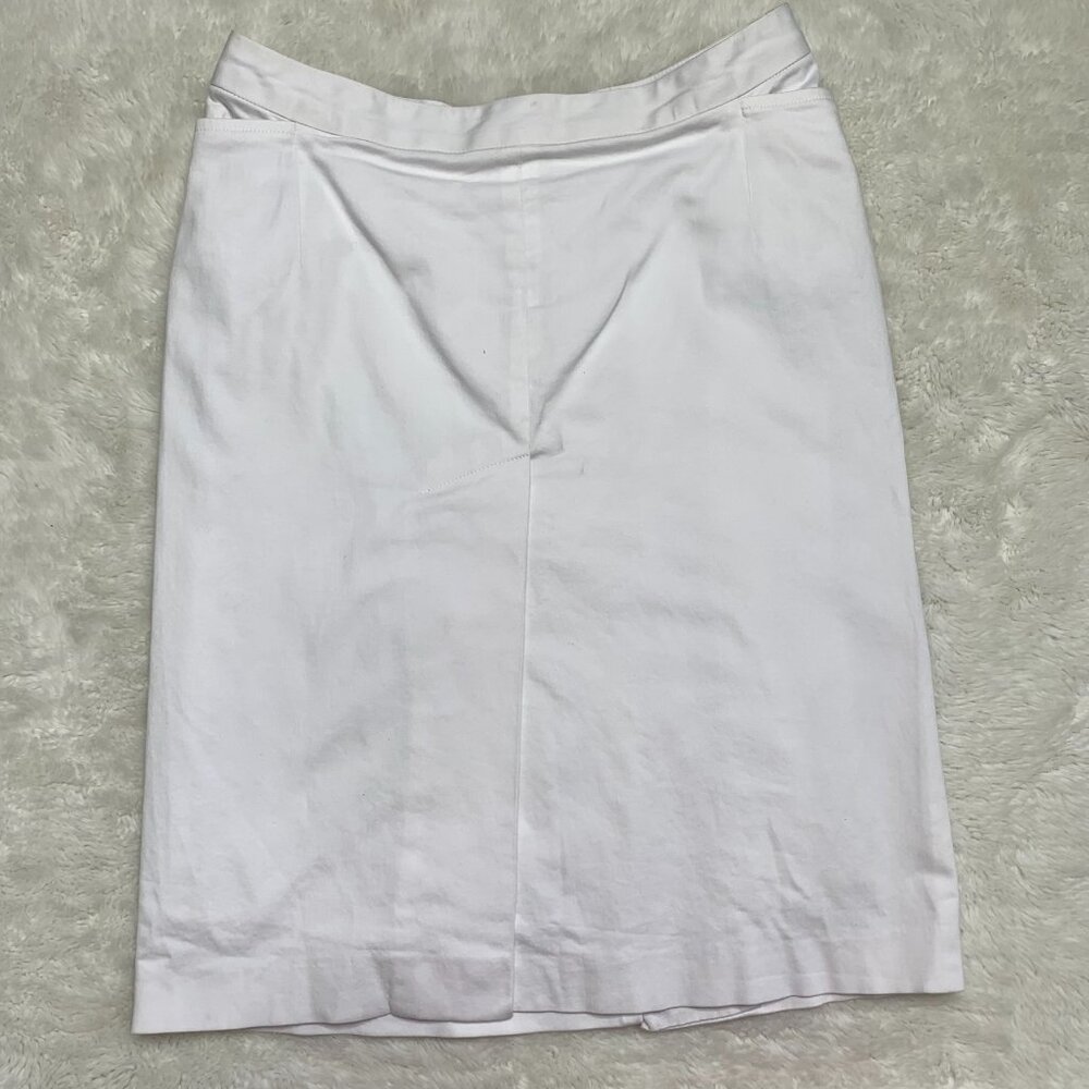 Costume National Women's White Pencil Skirt Size 38IT / 8 US